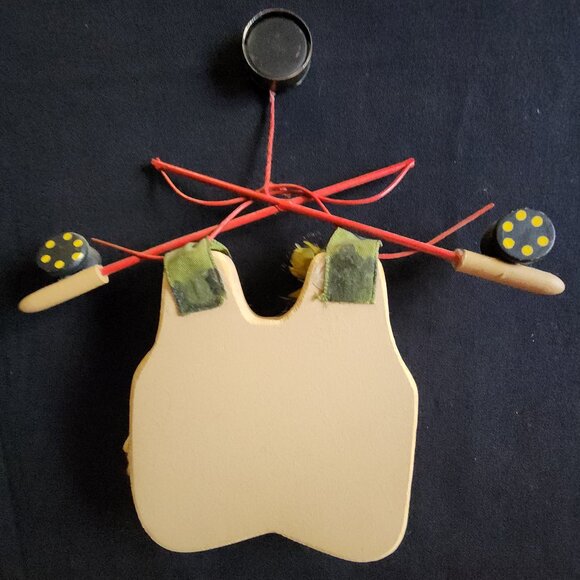 Vintage Fishing Vest Rods/Poles A Tough Job To Tackle Refrigerator/Fridge Magnet - Picture 2 of 7